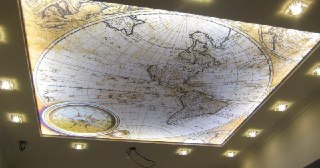 Натяжной потолок с фотопечатью Балаково, цена от 6295 руб.