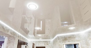 Натяжной ПВХ потолок Балаково, цена от 2130 руб.